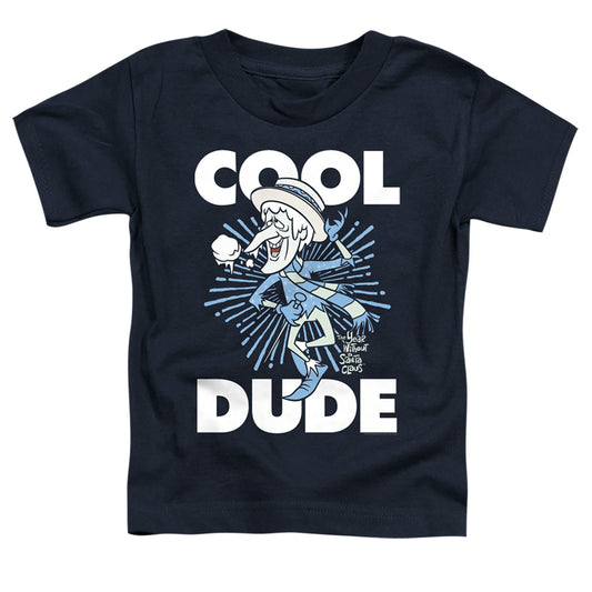 THE YEAR WITHOUT A SANTA CLAUS : COOL DUDE S\S TODDLER TEE Navy LG (4T)