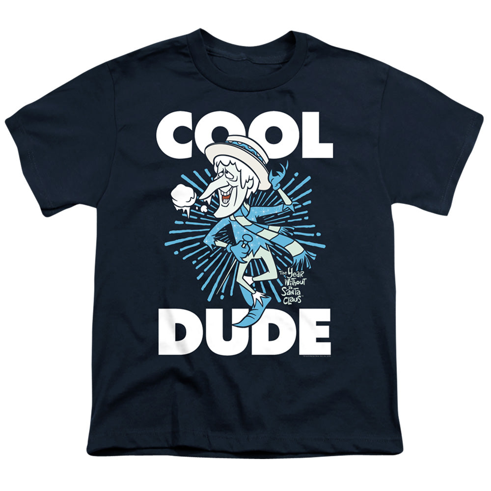 THE YEAR WITHOUT A SANTA CLAUS : COOL DUDE S\S YOUTH 18\1 Navy XS