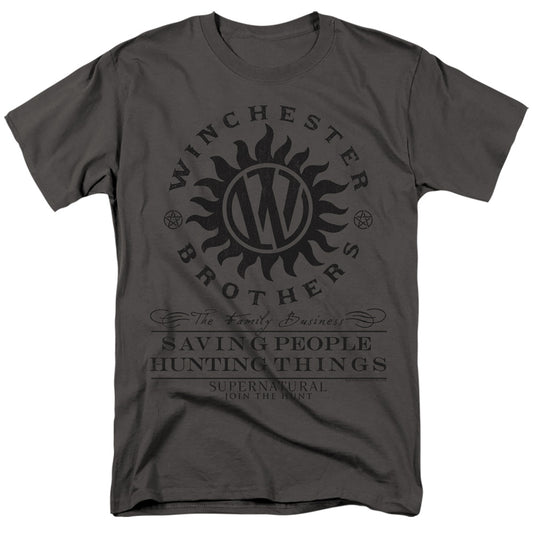 SUPERNATURAL : WINCHESTER ANTI POSSESSION S\S ADULT 18\1 Charcoal 2X
