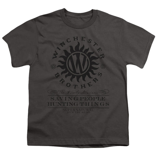 SUPERNATURAL : WINCHESTER ANTI POSSESSION S\S YOUTH 18\1 Charcoal SM