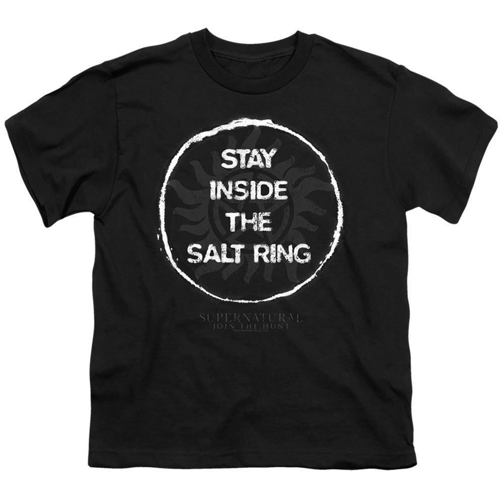 SUPERNATURAL : STAY INSIDE THE SALT RING S\S YOUTH 18\1 Black XL