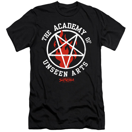 CHILLING ADVENTURES OF SABRINA : ACADEMY OF UNSEEN ARTS  PREMIUM CANVAS ADULT SLIM FIT 30\1 Black SM