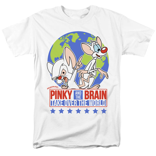 PINKY AND THE BRAIN : CAMPAIGN S\S ADULT 18\1 White 2X