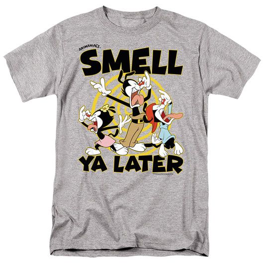ANIMANIACS : SMELL YA LATER S\S ADULT 18\1 Athletic Heather 2X