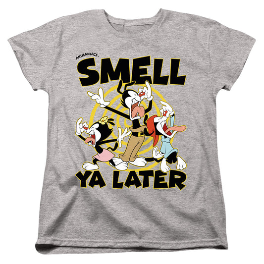 ANIMANIACS : SMELL YA LATER WOMENS SHORT SLEEVE Athletic Heather 2X