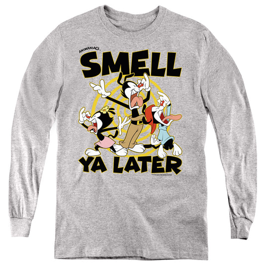ANIMANIACS : SMELL YA LATER L\S YOUTH Athletic Heather LG