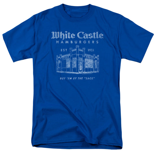 WHITE CASTLE : BY THE SACK S\S ADULT 18\1 Royal Blue 2X
