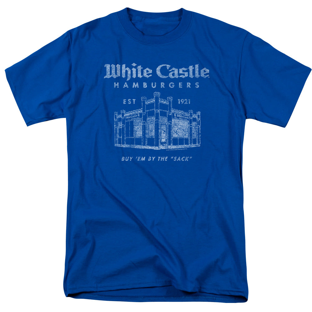 WHITE CASTLE : BY THE SACK S\S ADULT 18\1 Royal Blue 4X