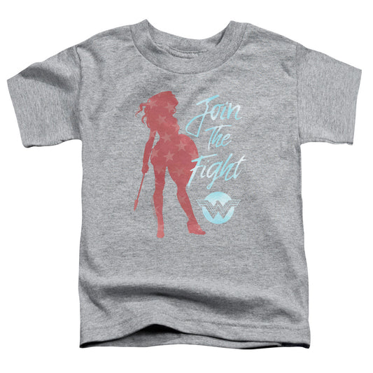 WONDER WOMAN MOVIE : FREEDOM FIGHT S\S TODDLER TEE Athletic Heather LG (4T)