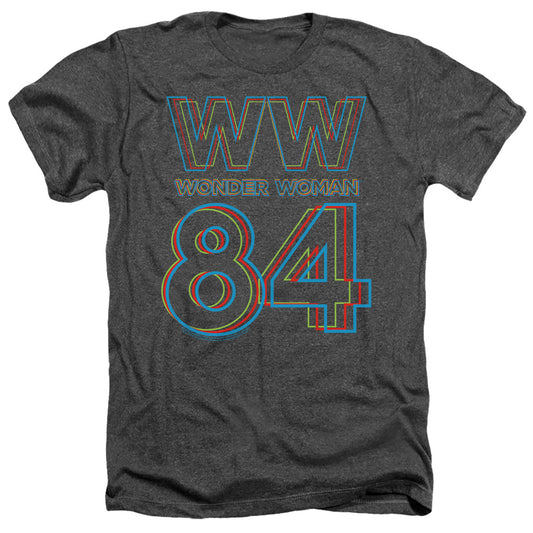 WONDER WOMAN 84 : 3D HYPE LOGO ADULT HEATHER Charcoal MD