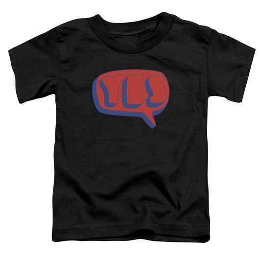 YES : WORD BUBBLE S\S TODDLER TEE Black LG (4T)