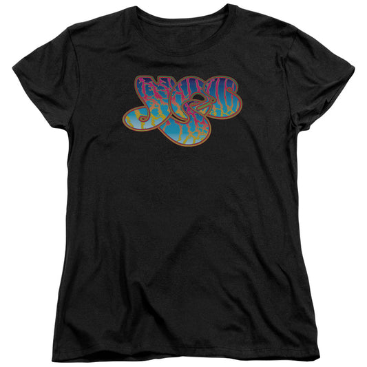 YES : LOGO S\S WOMENS TEE Black MD