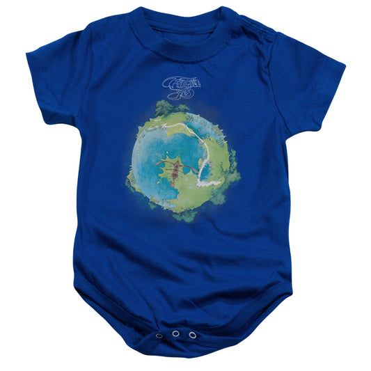 YES : FRAGILE COVER INFANT SNAPSUIT Royal Blue SM (6 Mo)