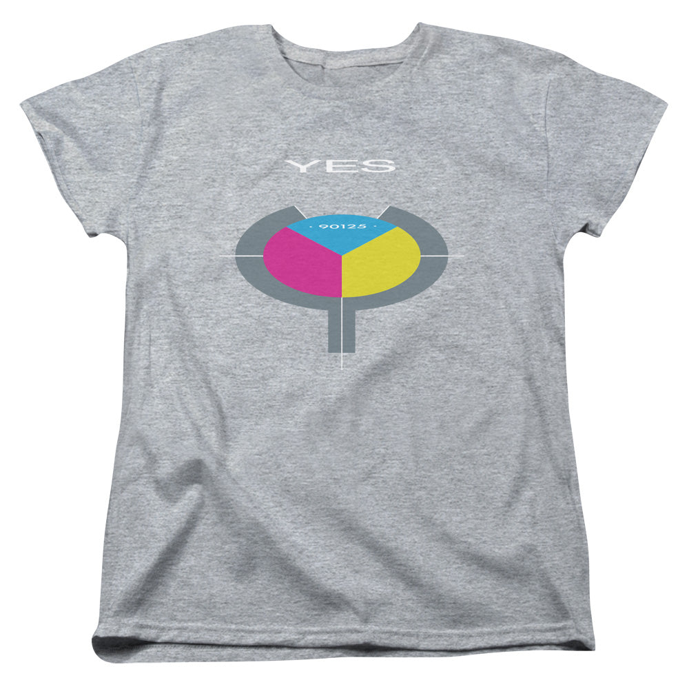 YES : 90125 S\S WOMENS TEE ATHLETIC HEATHER 2X