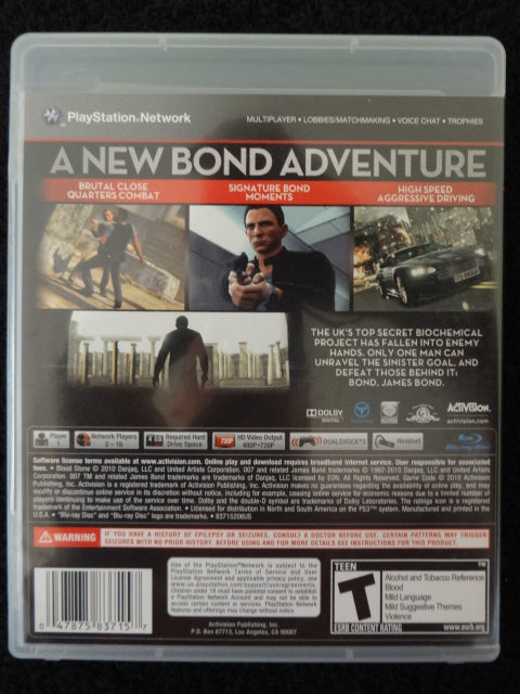 007 Blood Stone Sony PlayStation 3