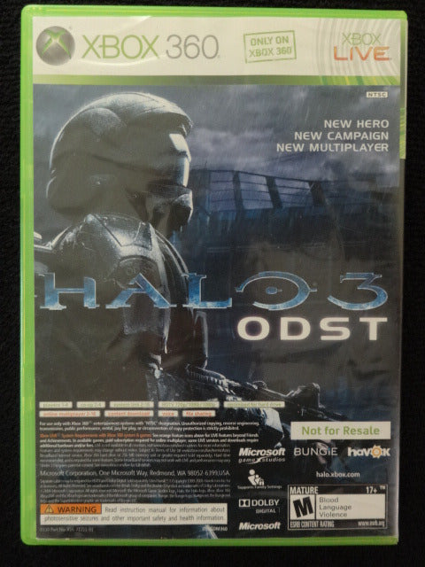 Forza Motorsports 3 Halo 3 ODST Microsoft Xbox 360
