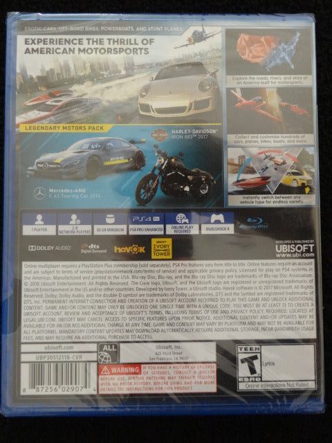 The Crew 2 Sony PlayStation 4