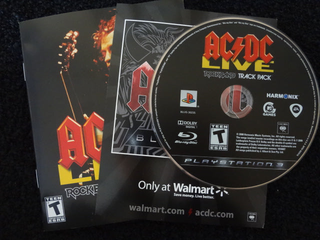AC/DC Live Rock Band Track Pack Sony PlayStation 3