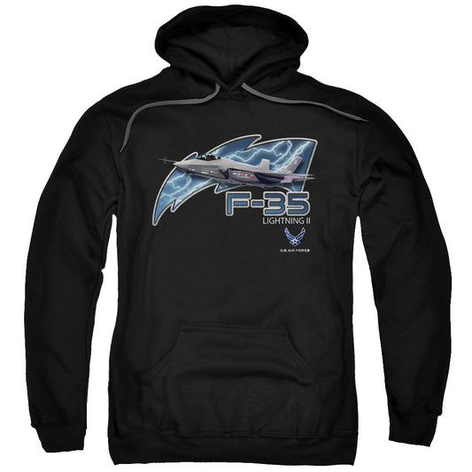 AIR FORCE : F35 ADULT PULL-OVER HOODIE Black 2X