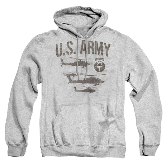 ARMY : AIRBORNE ADULT PULL OVER HOODIE Athletic Heather 2X