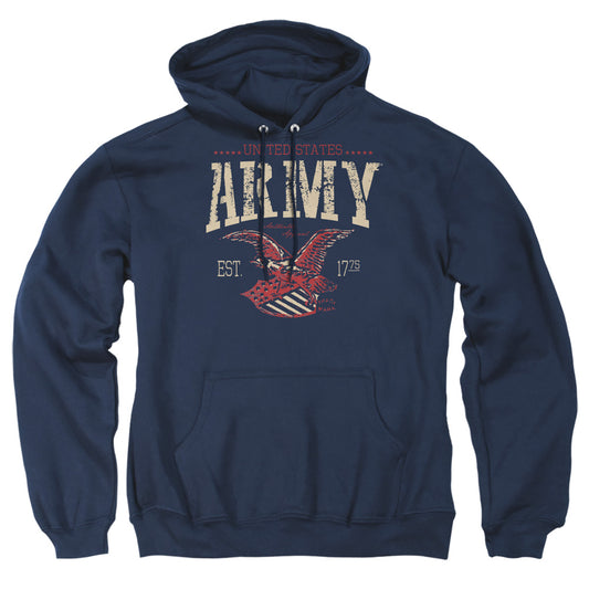 ARMY : ARCH ADULT PULL OVER HOODIE Navy SM
