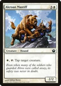 Akroan Mastiff Magic The Gathering Journey Into Nyx