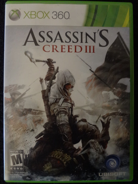 Assissin's Creed III Microsoft Xbox 360