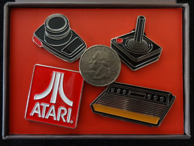 Atari Lapel Pin Set In Gift Box