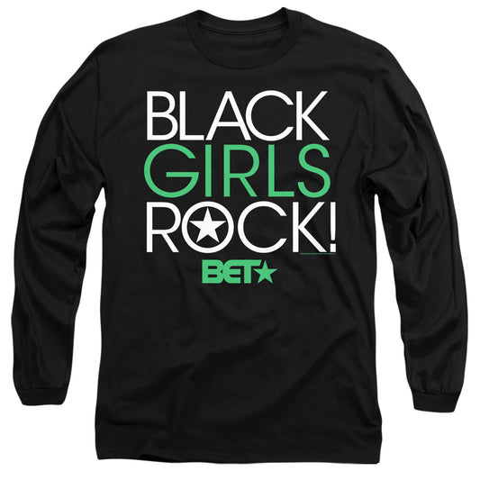 BET : BLACK GIRLS ROCK L\S ADULT T SHIRT 18\1 Black 2X