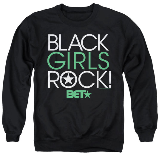 BET : BLACK GIRLS ROCK ADULT CREW SWEAT Black 2X