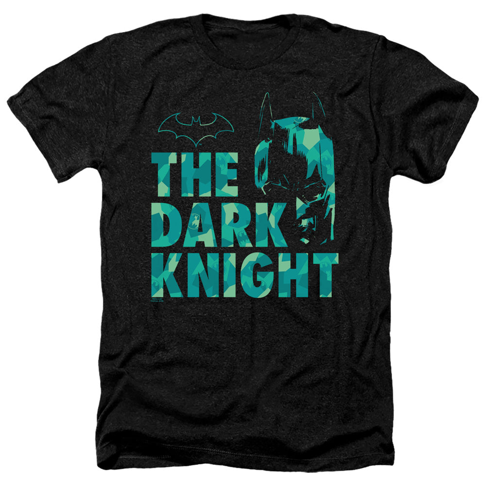 Batman The Dark Knight Cutting Pattern Adult Size Heather Style T-Shirt