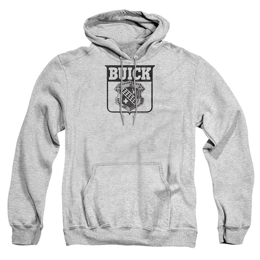BUICK : 1946 EMBLEM ADULT PULL OVER HOODIE Athletic Heather 2X
