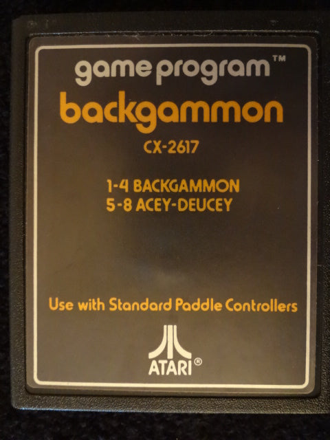 Backgammon Atari 2600