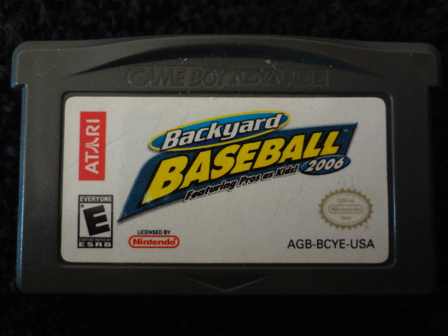Backyard Baseball 2006 Nintendo GameBoy Advance