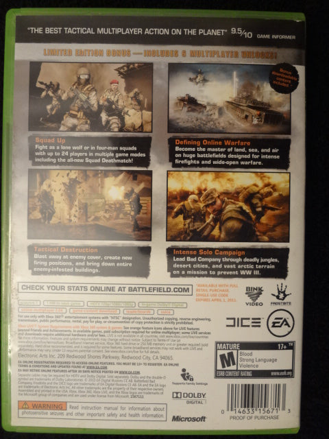 Battlefield Bad Company 2 XBox 360