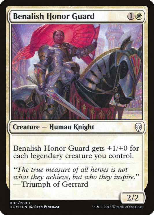 Benalish Honor Guard Magic The Gathering Dominaria dom-5
