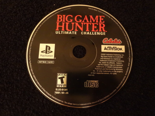 Big Game Hunter Ultimate Challenge Sony PlayStation