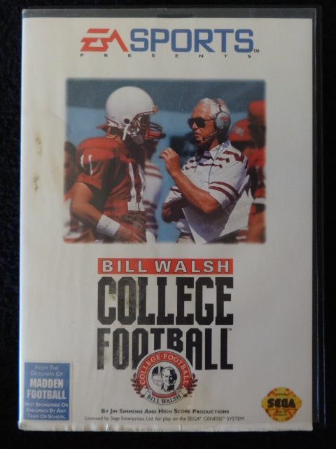 Bill Walsh College Football Sega Genesis