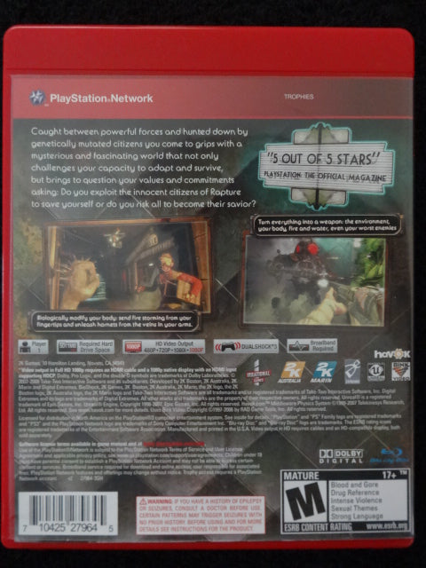 Bioshock Sony PlayStation 3