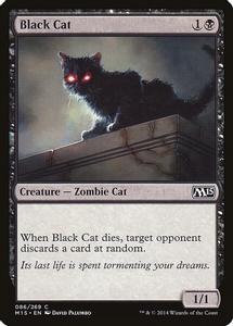 Black Cat Magic The Gathering Magic 2015 (M15)
