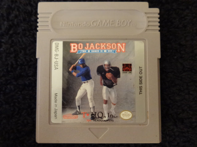 Bo Jackson Hit and Run Nintendo GameBoy