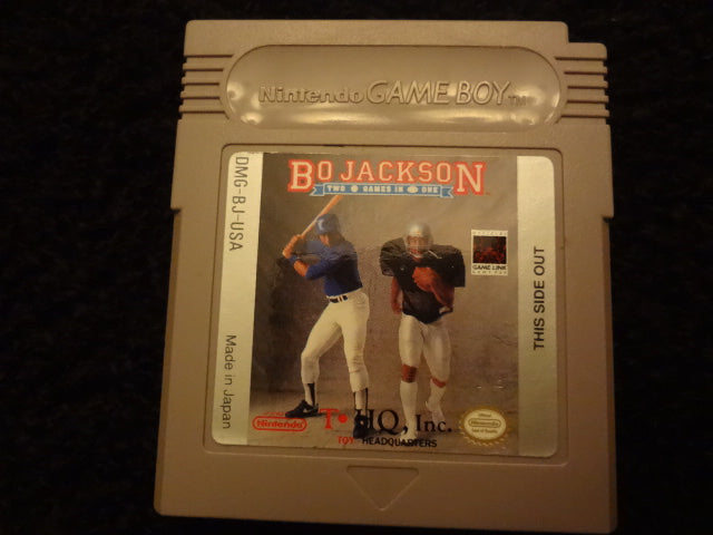 Bo Jackson Hit And Run Nintendo GameBoy