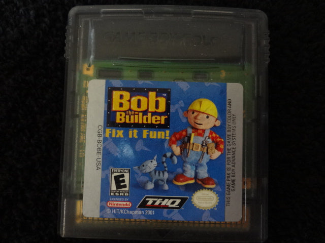 Bob The Builder Fix It Fun Nintendo GameBoy Color