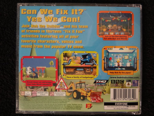 Bob The Builder Can We Fix It Sony PlayStation