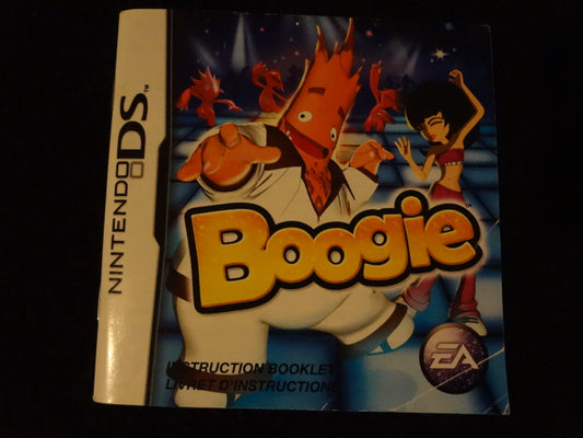 Boogie Instruction Booklet Nintendo DS
