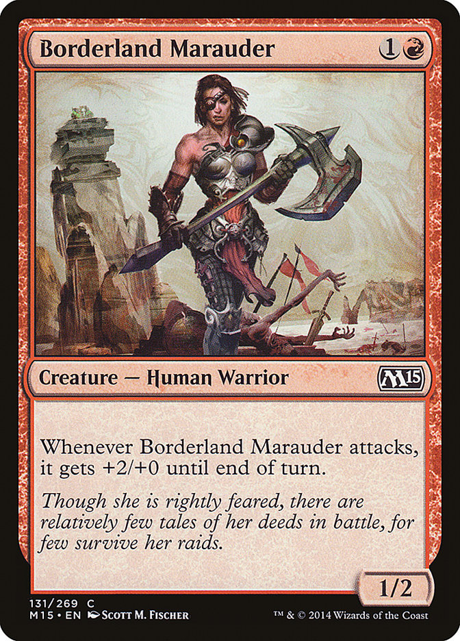 Borderland Marauder Magic The Gathering Magic 2015 M15