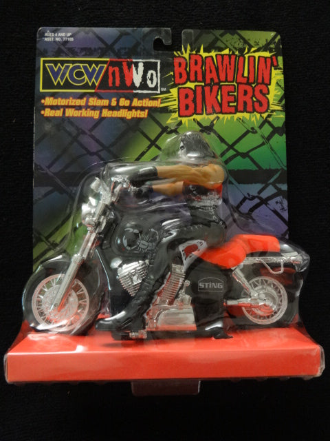 WCW NWO Brawlin Bikers Sting Toy Biz