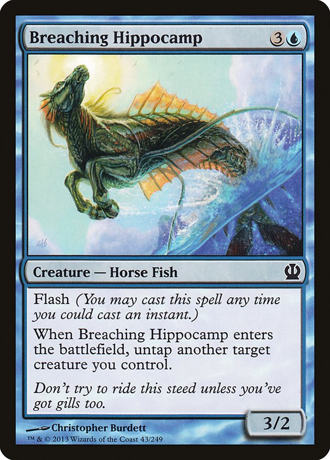 Breaching Hippocamp Magic The Gathering Theros