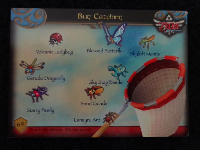 Bug Catching Enterplay 2016 Legend Of Zelda Collectable Trading Card Number 69