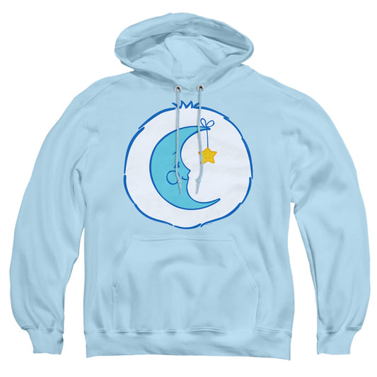 CARE BEARS : BEDTIME BELLY ADULT PULL OVER HOODIE Light Blue 2X